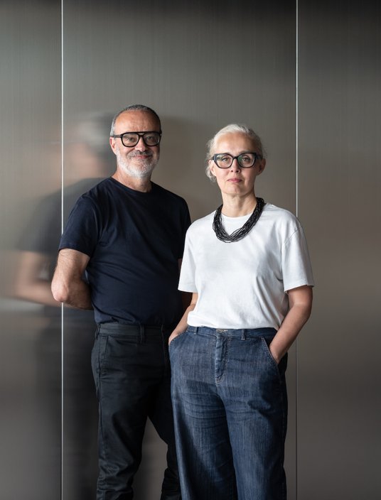 Fabio Barluzzi i Barbara Ponticelli, twórcy pracowni Metrooffice Architetti.