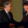 Prezydent Lech Kaczyński twardo popierał Związek Polaków na Białorusi z Andżeliką Borys na czele (zd