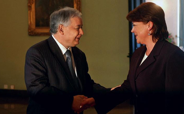 Prezydent Lech Kaczyński twardo popierał Związek Polaków na Białorusi z Andżeliką Borys na czele (zd