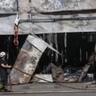 Pożar centrum handlowego Marywilska 44 należącego do giełdowego Mirbudu.