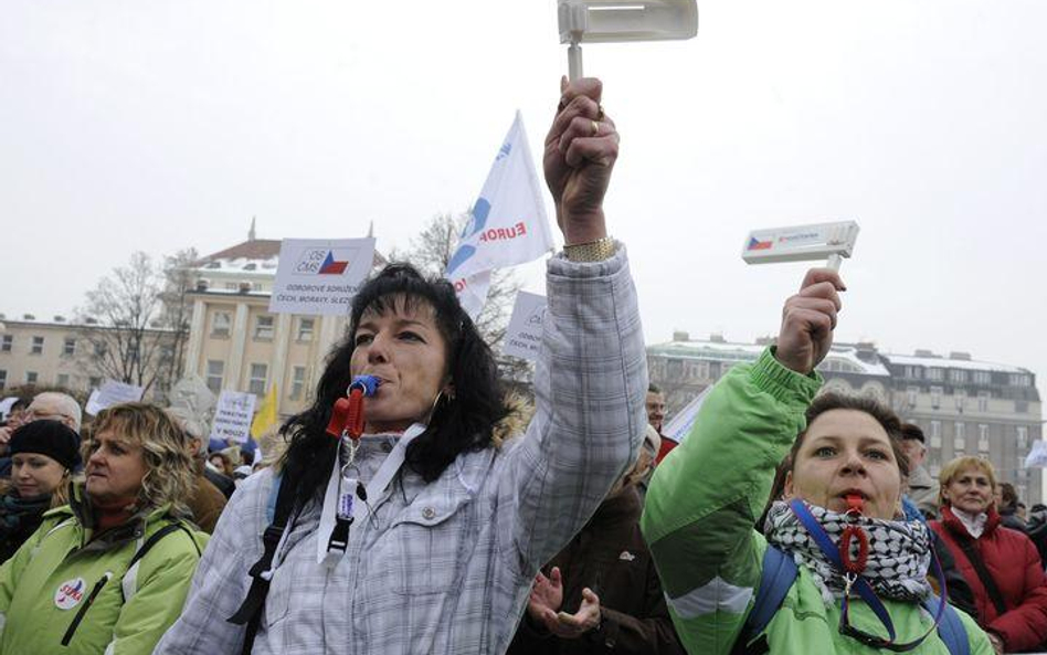 Protest w Czechach