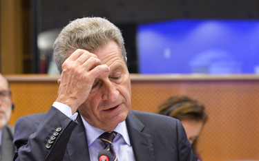 Niemiecki polityk Günther Oettinger (na zdjęciu) powiedział wprost, że to, z czym mamy do czynienia 