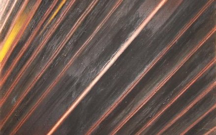 Stefan Gierowski, CCV 1967, olej na płótnie