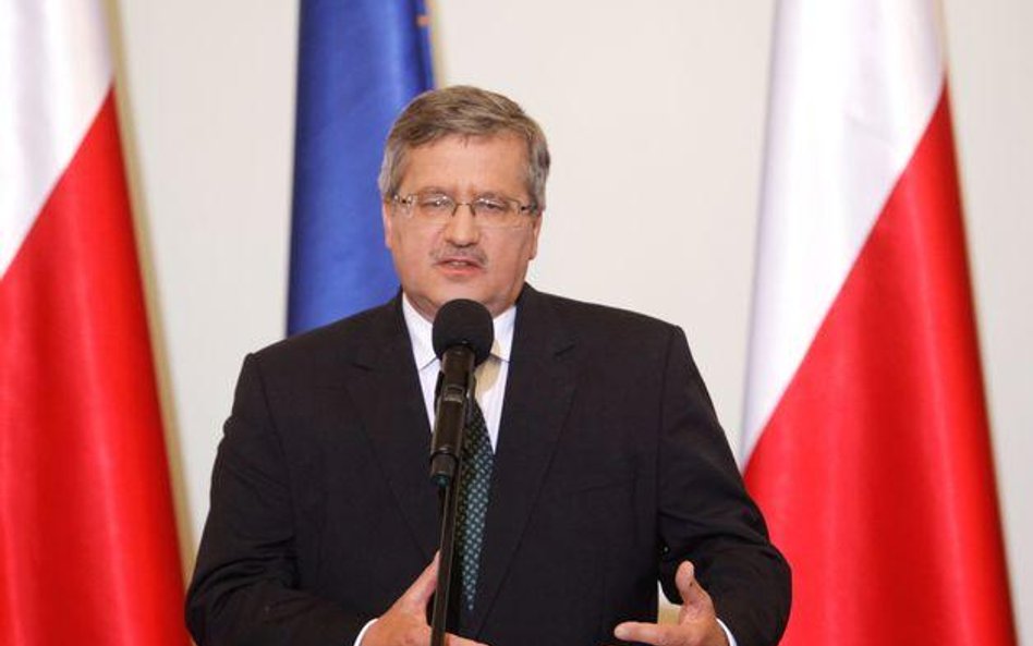 Prezydent Bronisław Komorowski