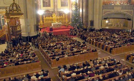 Msza w katedrze w Berlinie