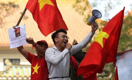 Protesty w Hanoi