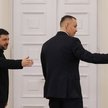 Wołodymyr Zełenski i Karol Nawrocki