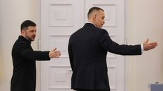 Wołodymyr Zełenski i Karol Nawrocki