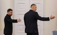 Wołodymyr Zełenski i Karol Nawrocki