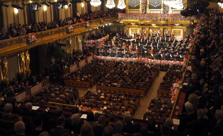 Złota Sala Musikverein jest siedzibą Wiedeńskich Filharmoników od 1870 roku