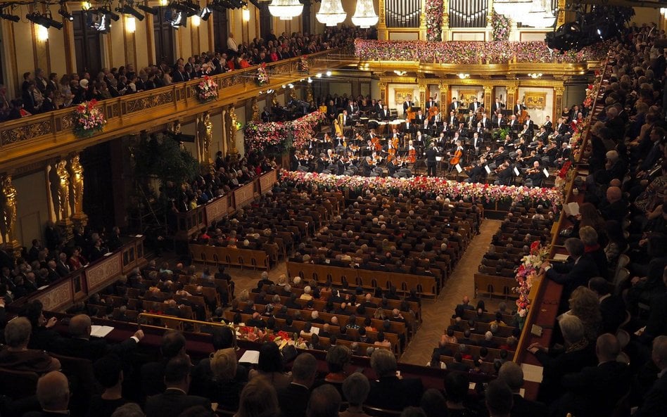 Złota Sala Musikverein jest siedzibą Wiedeńskich Filharmoników od 1870 roku