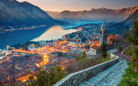 Kotor, widok na stare miasto