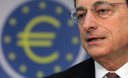 Prezes Europejskiego Banku Centralnego Mario Draghi wczoraj miał konferencję prasową w Ljubljanie. D