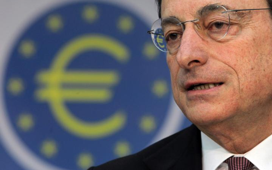 Prezes Europejskiego Banku Centralnego Mario Draghi wczoraj miał konferencję prasową w Ljubljanie. D