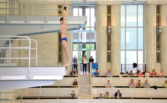 Wieża do skoków została zmodernizowana podczas remontu w 2015 roku