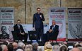 Mateusz Morawiecki na otwartym spotkaniu z mieszkańcami Uliny Wielkiej (gm. Gołcza), 21 lipca