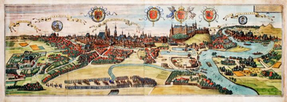 Panorama Krakowa z 1617 r. ma cenę 28 tys. zł.