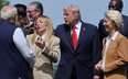 Giorgia Meloni i Donald Trump podczas szczytu G7 w Evian