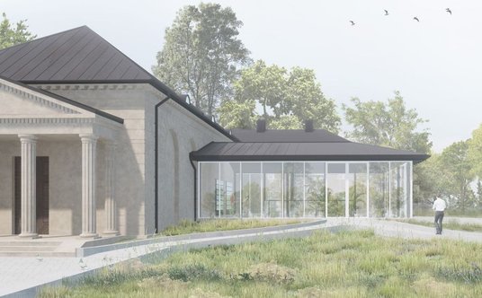 Wyróżniony przez internautów projekt „KOŁO OGRODÓW”, którego autorami są Maria Hofman, Alicja Sutkow