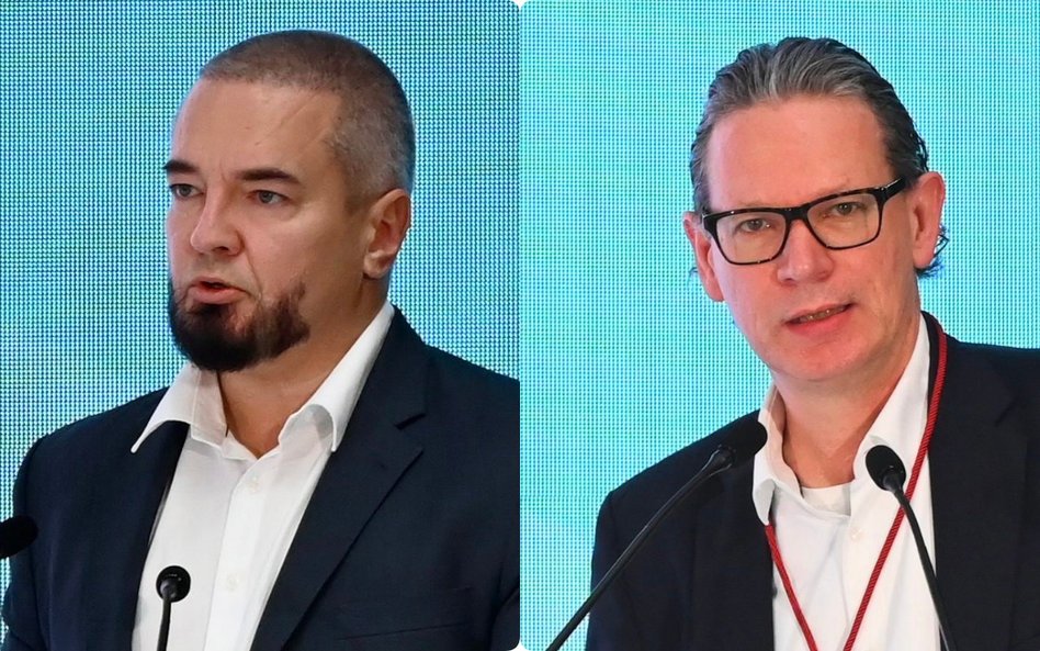 Ernest Pytlarczyk i Dieter Lobnig podczas Warsaw Global Investors Summit