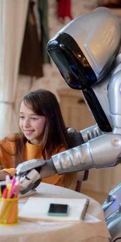 Badacze myśleli, że styl komunikacyjny maszyny może mieć wpływ na to, jak dzieci będą się do niej od