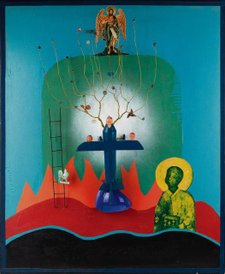 „Obraz pobożny” Władysława Hasiora wyceniono na 175–200 tys. zł.