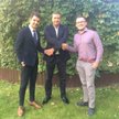 Od lewej Kamil Baran, adw. Bartosz Grohman i Jan Kopeć
