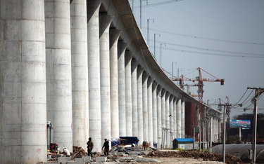 Nowy wiadukt kolejowy w pobliżu Szanghaju: #Chiny w budowie
