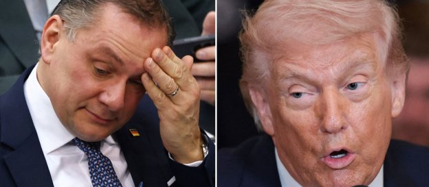 Tino Chrupalla i Donald Trump