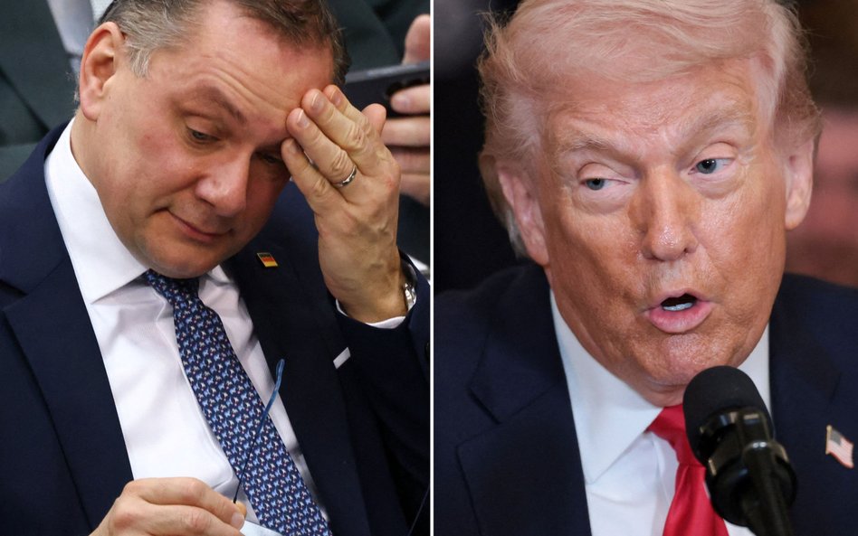 Tino Chrupalla i Donald Trump