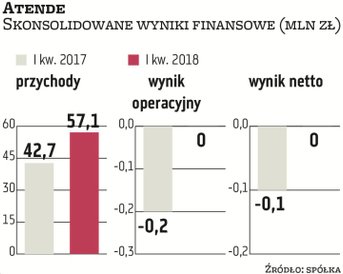 W ubiegłym roku sektor publiczny zapewnił grupie Atende aż 40 proc. przychodów wobec 25 proc. rok wc