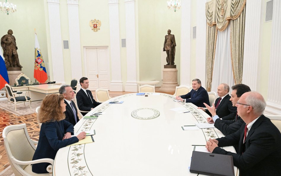 Spotkanie Jareda Kushnera i Steve'a Witkoffa z Władimirem Putinem na Kremlu trwało ok. pięciu godzin