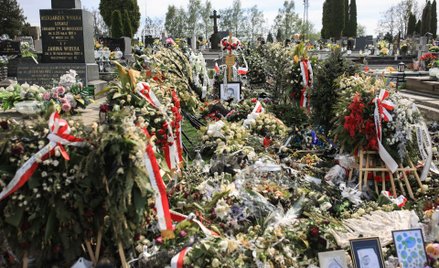 Grób Łukasza Litewki w dniu pogrzebu, 5 maja 2026 r.