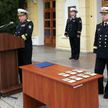 Luty 2014 - wiceadmirał Jelisiejew mówi ukraińskim marynarzom o "jedności, rozkwicie i stabilności o