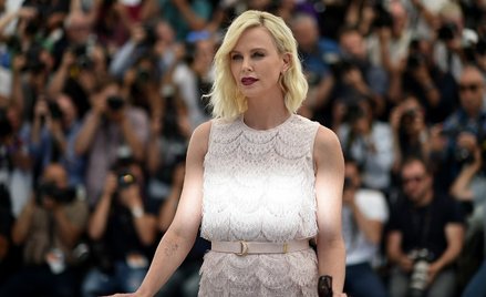 Aktorka Charlize Theron w Cannes