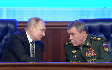Władimir Putin i gen. Walerij Gierasimow