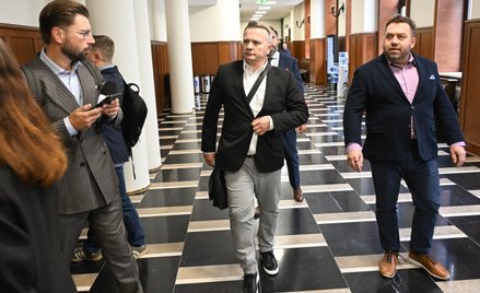 Dziennikarz, dyrektor programowy i redaktor naczelny portalu Onet.pl Bartosz Węglarczyk (P) oraz dzi