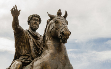 Pomnik konny Marka Aureliusza na Kapitolu w Rzymie