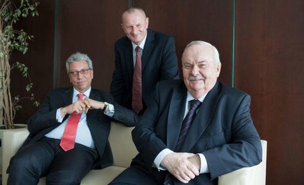Partnerzy i założyciele kancelarii DZP. O lewej: Krzysztof Zakrzewski, Józef Palinka i prof. Grzegor
