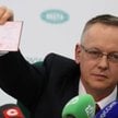 Tomasz Szmydt na konferencji w Mińsku