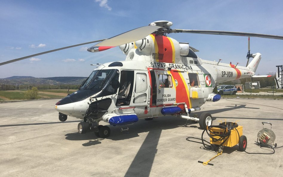 Śmigłowiec PZL-Świdnik W-3AM Anakonda Straży Granicznej po doposażeniu. Fot./GB Aircraft.