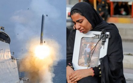 Wiadomo, ze 28 lutego z okrętów USA wystrzelono przeciw celom w Iranie pociski Tomahawk. Pocisk tego