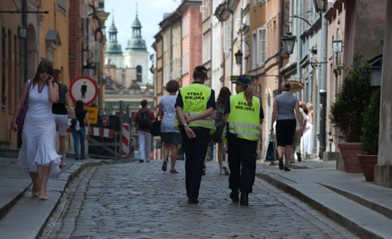 Patrol stołecznej straży miejskiej