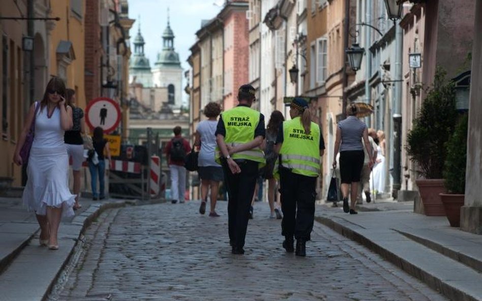 Patrol stołecznej straży miejskiej