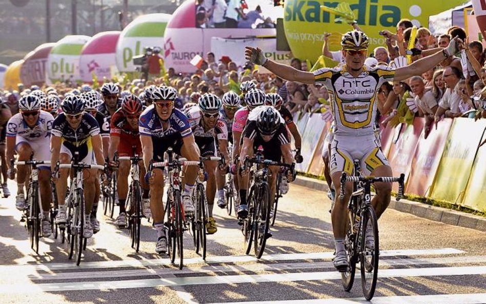 Andre Greipel i reszta. Wczorajszy finisz w Dąbrowie Górniczej