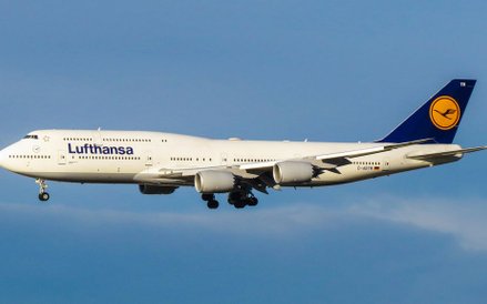 Boeing 747-438ER używany przez Lufthansę
