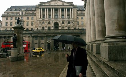 Kryzys nie ominął Wielkiej Brytanii - na zdjęciu siedziba Bak of England