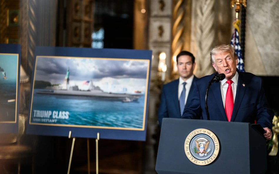 Prototypowy pancerni klasy Trump ma kosztować ponad 23 miliardy dolarów. I towarzyszy mu wiele znakó