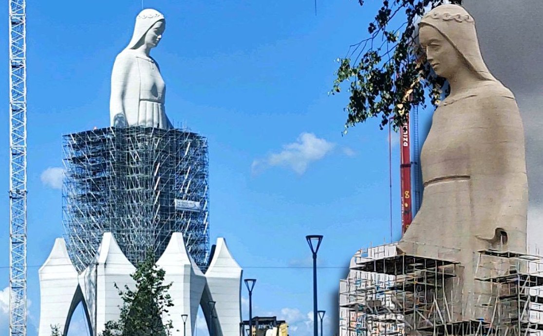 Pod Toruniem powstaje najwyższy pomnik w Europie. Ufundował go miliarder