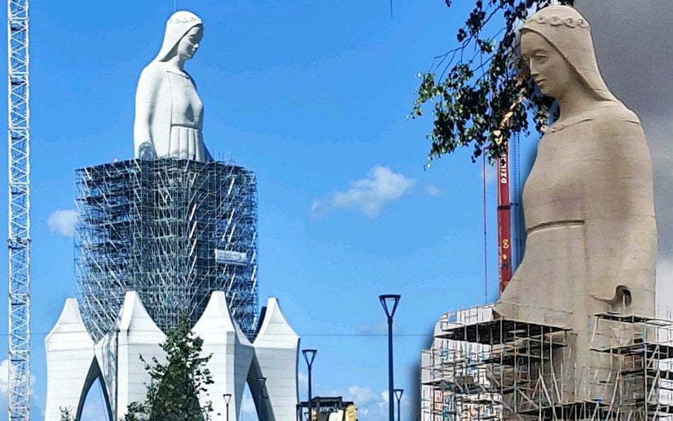 Gigantyczna figura Matki Boskiej pod Toruniem